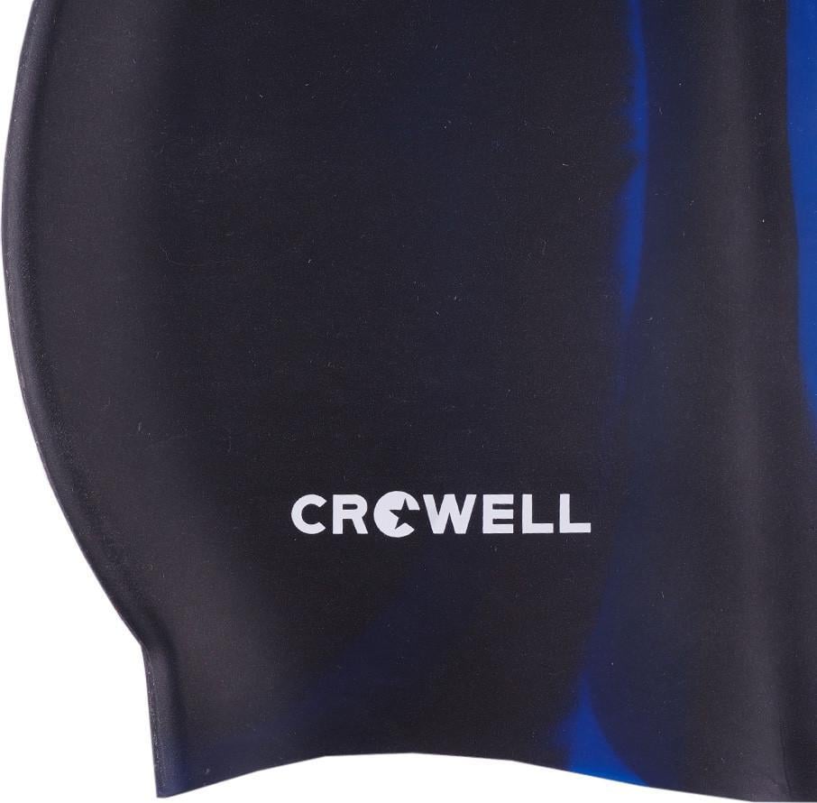 Casca de inot Crowell silicon Crowell Multi Flame negru-albastru col.01