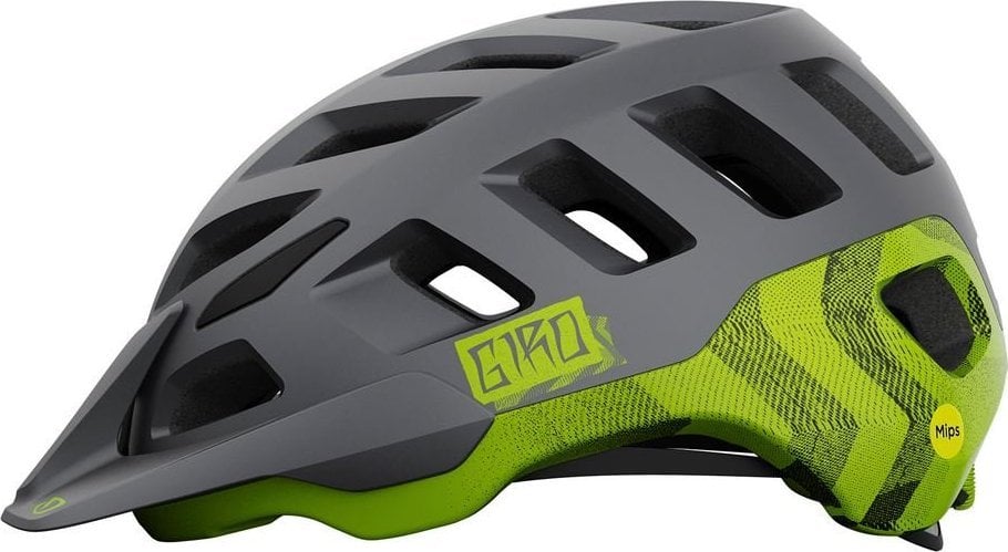 Casca Giro mtb GIRO RADIX negru metalic mat ano lime dimensiune. M (55-59 cm) (NOU)