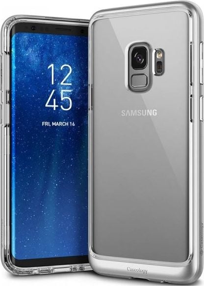 Husă Caseology Caseology Skyfall - Husă Samsung Galaxy S9 (argintie)