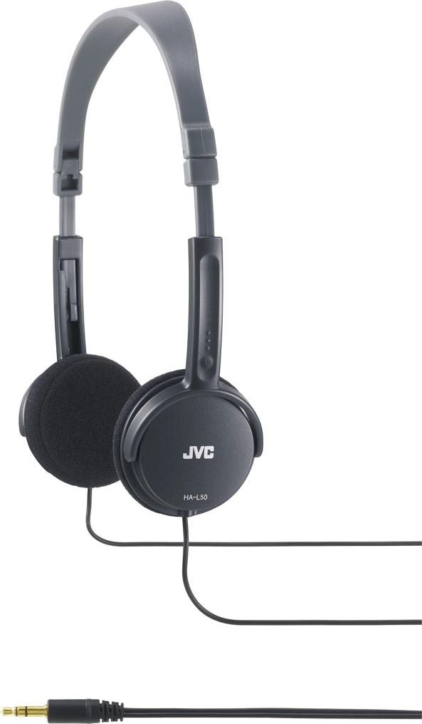 Casti audio On-Ear JVC HA-L50B, Negru