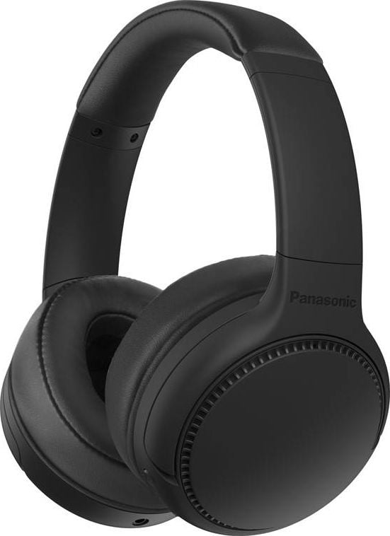 Casti Audio Over the Ear Panasonic RB-M300BE-K, Wireless, Bluetooth, Autonomie 50 ore, Negru
