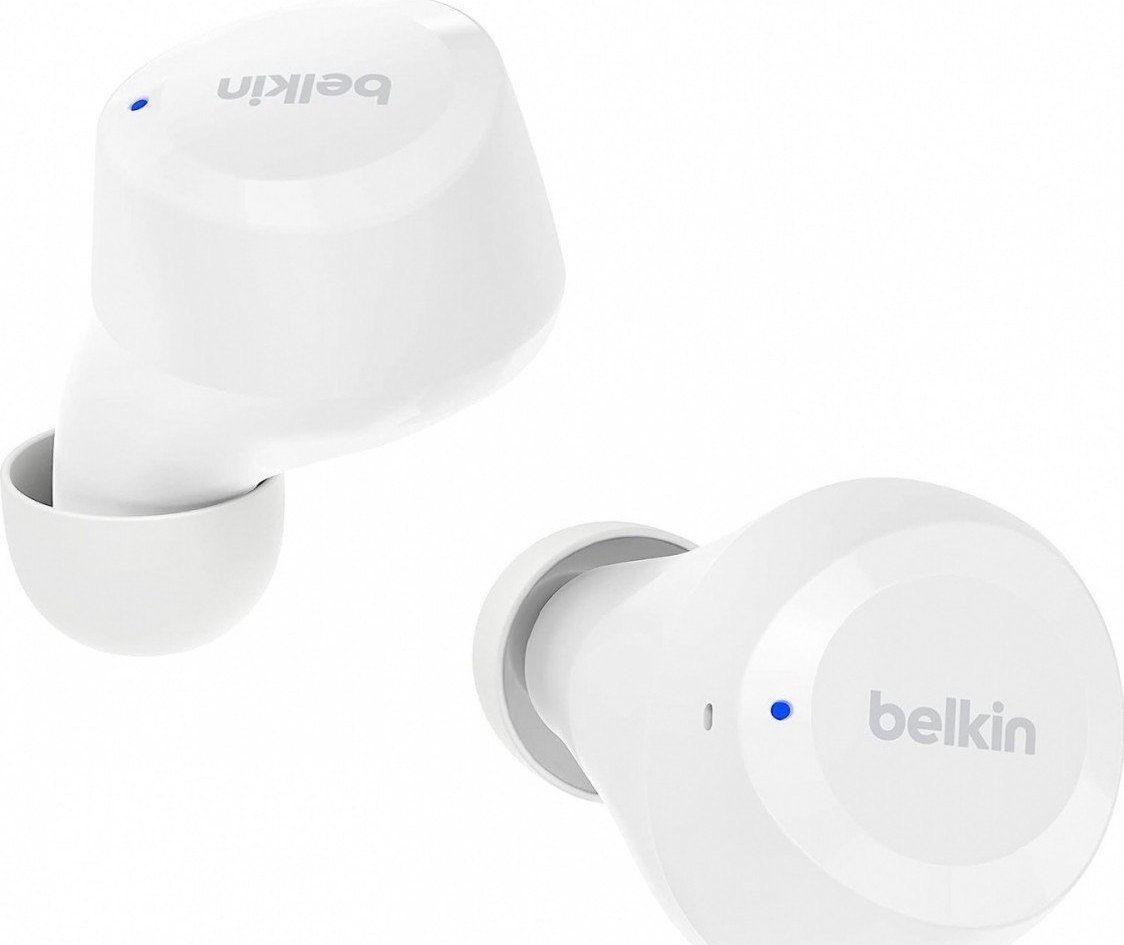 Căști Belkin Soundform Bolt TWS, fără fir, alb