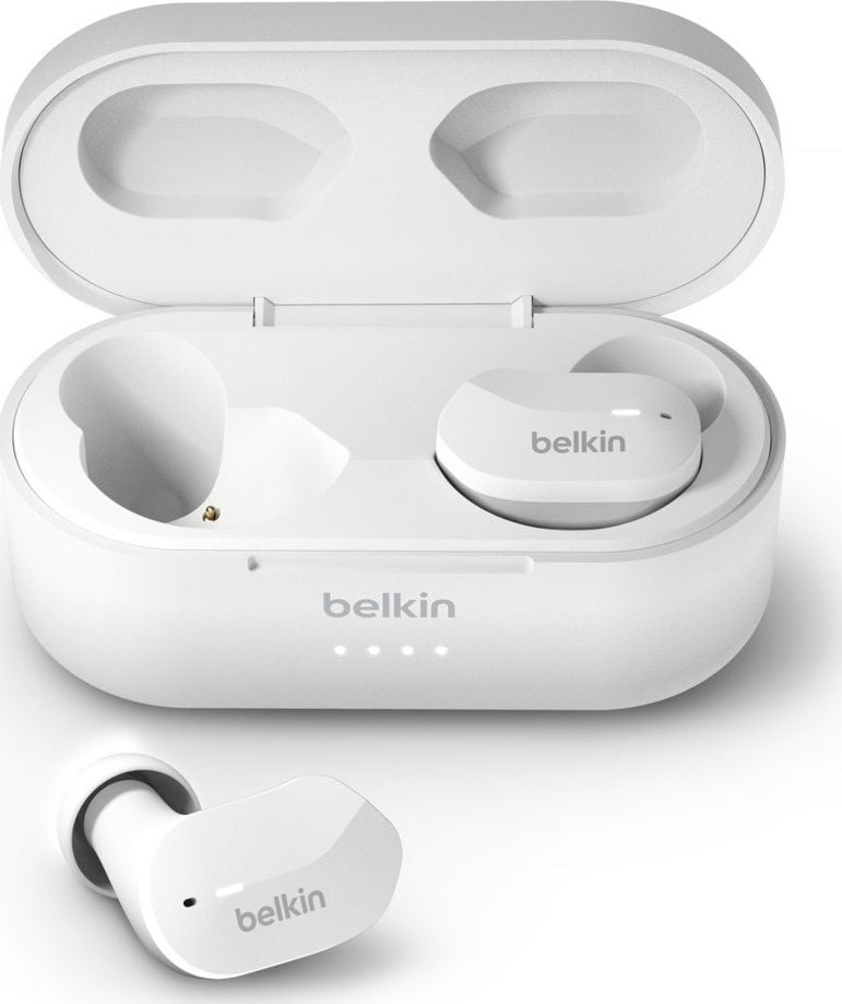 Căști Belkin SoundForm True Wireless (AUC001BTWH)