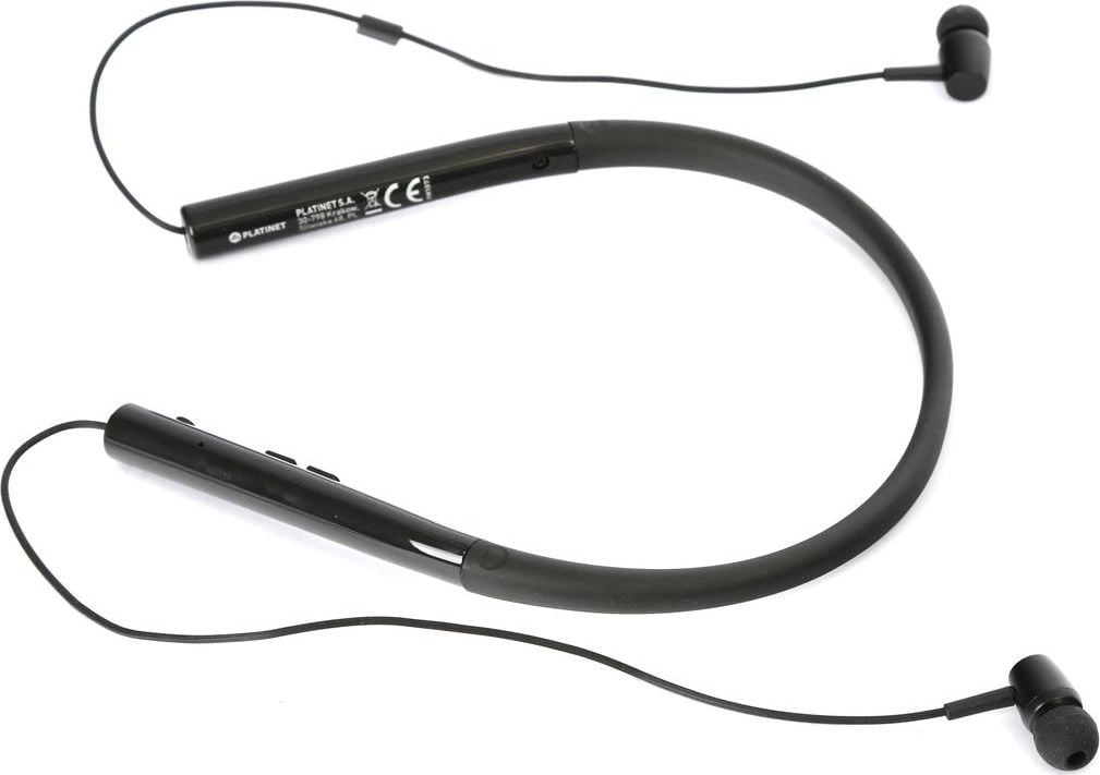 Casti Bluetooth fara fir pentru dispozitive mobile, Platinet In-Ear Bluetooth 4.2 Earphones Hoop PM1073B, (negru)