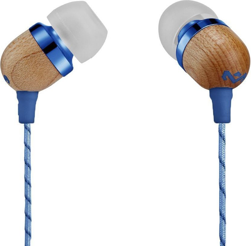 Casti in-ear House of Marley Smile Jamaica EM-JE041, Denim