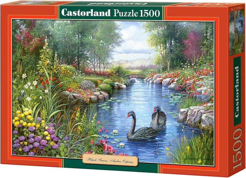 Castorland 1500 Black Swans, Orpinas - PC-151042