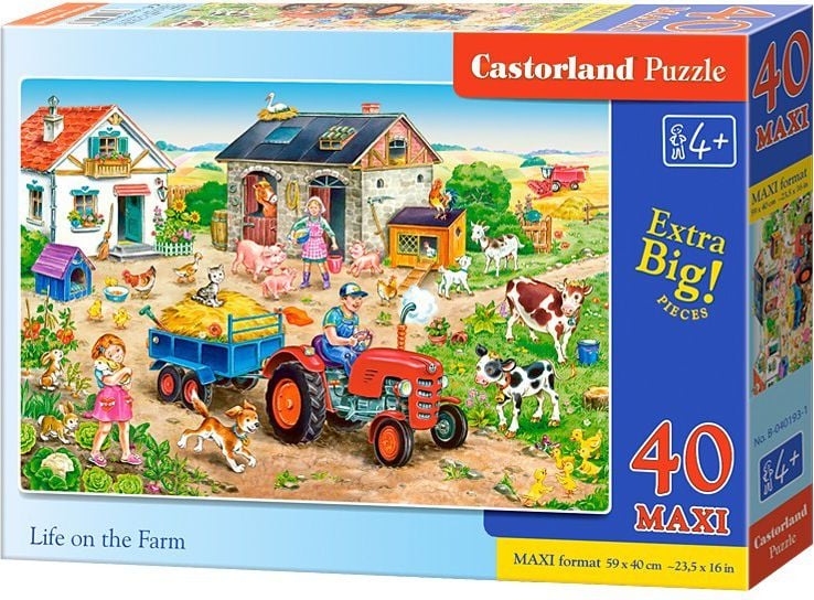 Castorland 40 EL. Maxi Life on the Farm (040193)
