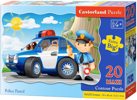 Castorland CASTOR 20 EL. Patrula de Politie MAXI - 02252