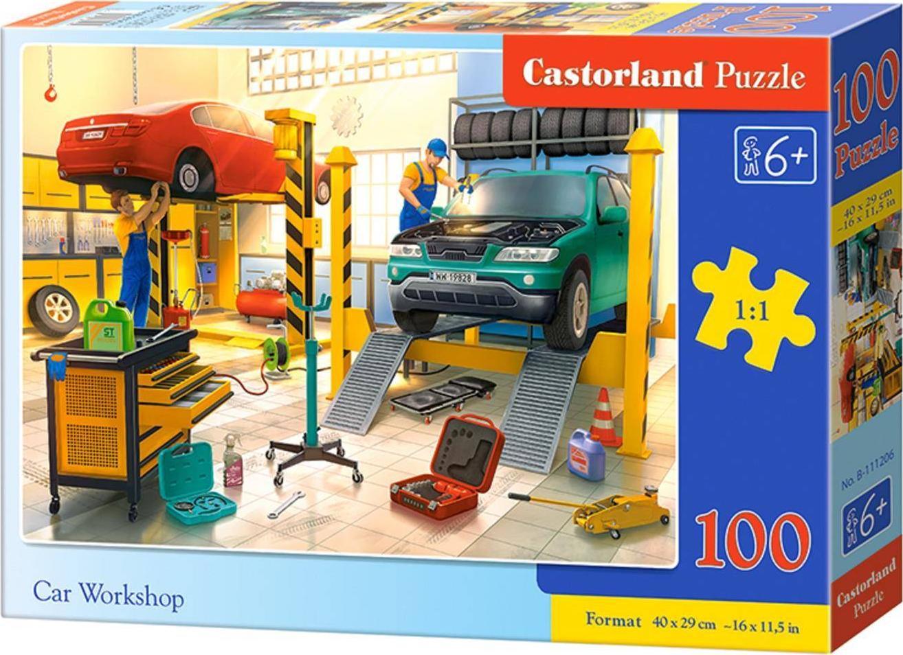 Puzzle 100 piese Car Workshop Castorland 111206