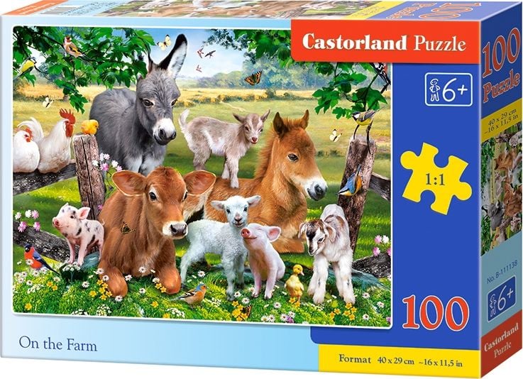 Castorland Puzzle 100 La fermă