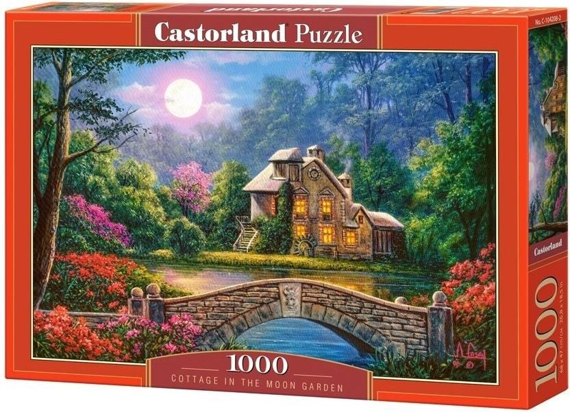 Castorland Puzzle 1000 Cabană în grădina lunii