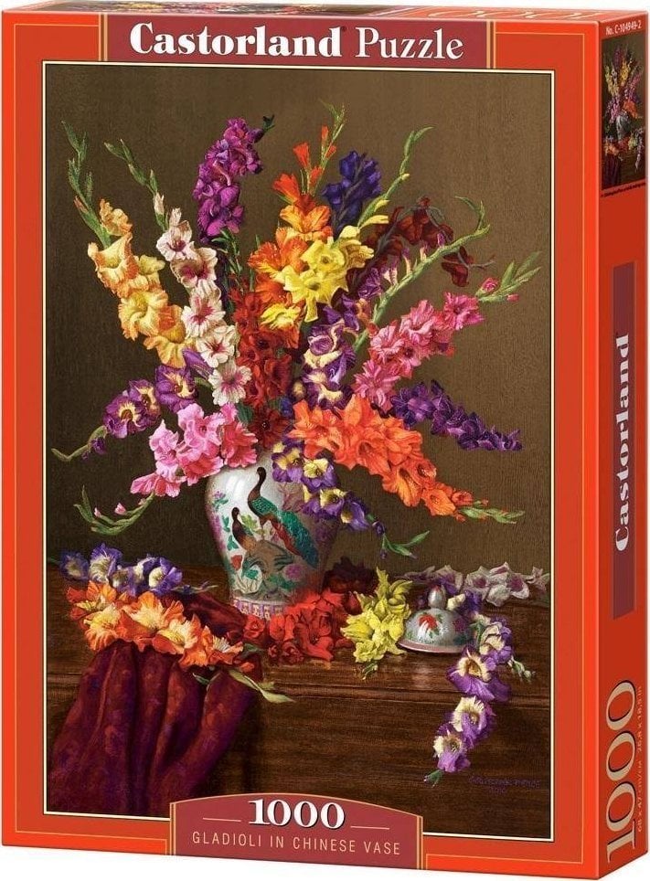 Castorland Puzzle 1000 de piese Gladiole într-o vază chinezească