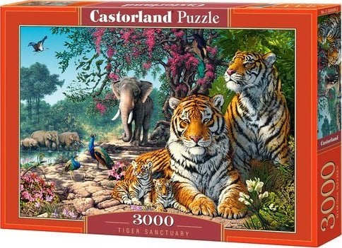 Puzzle 3000 piese Tiger Sanctuary 300600 Castorland