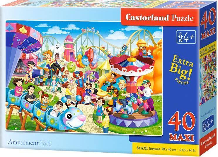 Puzzle 40 piese Maxi Amusement Park Castorland 40353