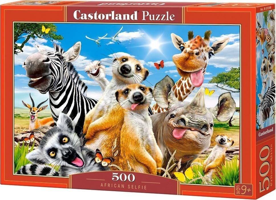 Puzzle 500 piese African Selfie Castorland 53568