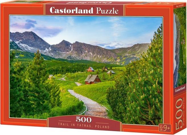 Puzzle 500 piese Trail in Tatras, Poland Castorland 53582