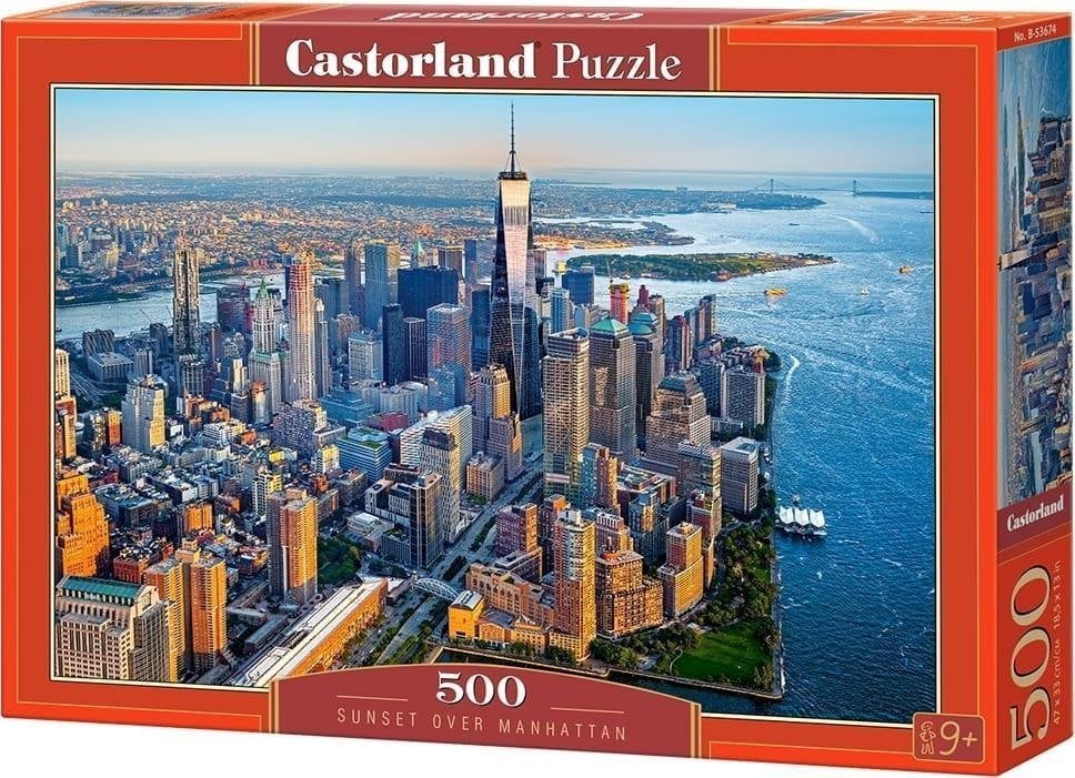 Castorland Puzzle 500 Apus de soare peste Manhattan CASTOR