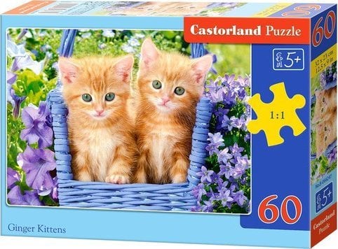 Puzzle 60 piese Ginger Kittens Castorland 66247