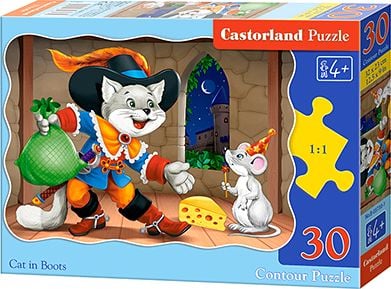 Puzzle Castorland - Cat In Boots, 30 piese (3730)