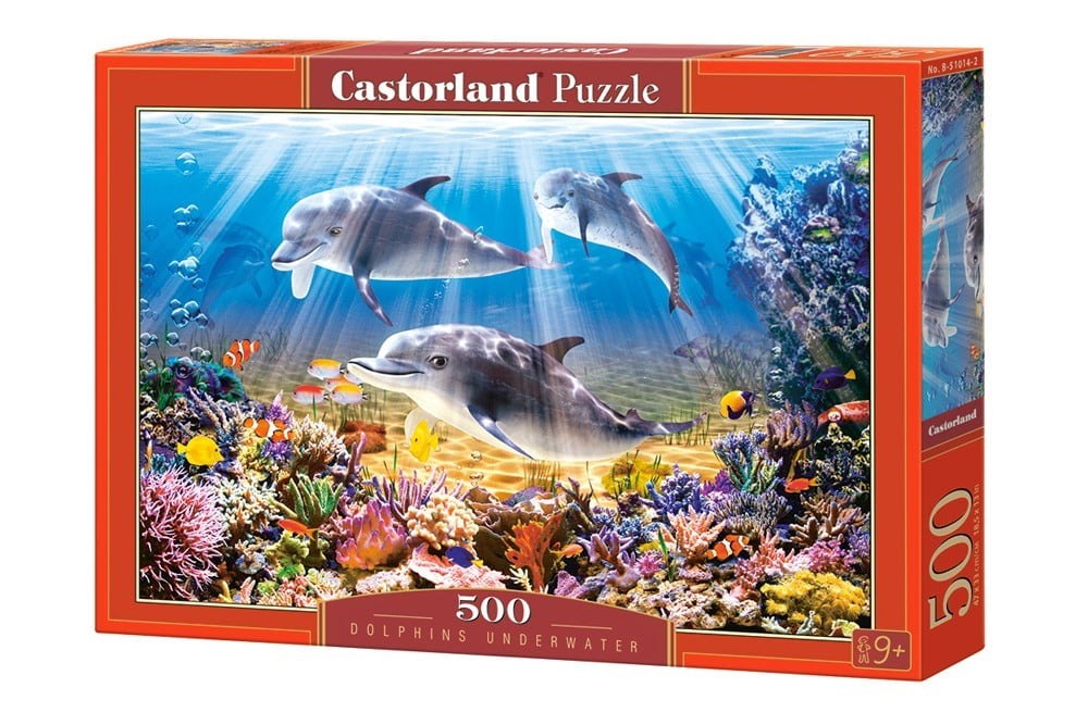 Castorland Puzzle Delfini subacvatici 500 de piese (52547)