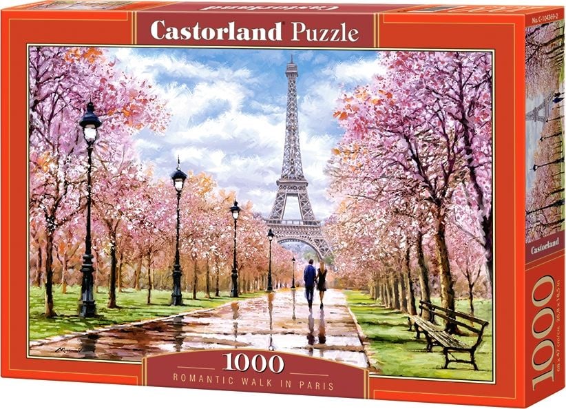 Castorland Puzzle Romantic Walk in Paris 1000 de piese