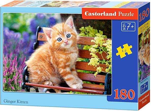 Castorland Puzzle Ginger Kitten 180 piese (018178)