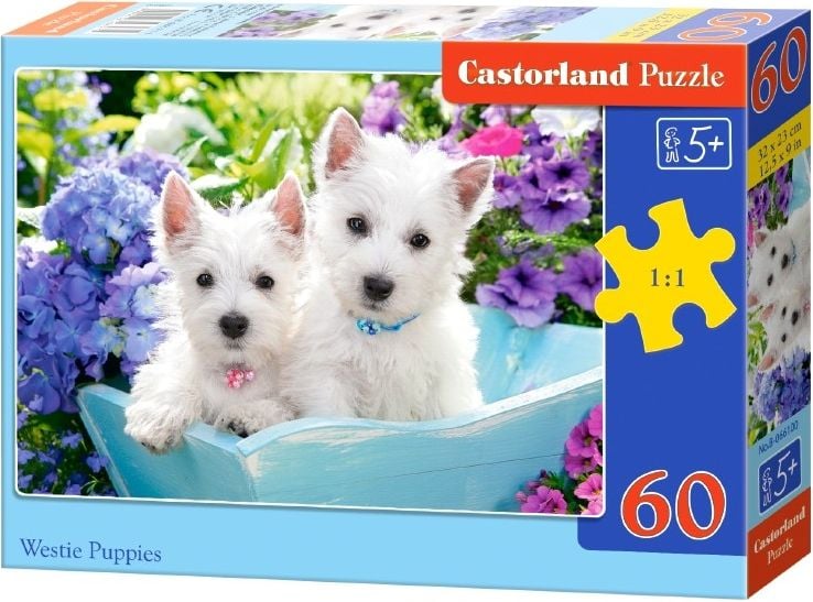 Castorland Puzzle West's Puppies 60 de piese (066100)