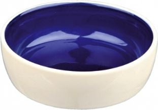 Castron Ceramic 0.3 l/ø 13 cm crem/albastru 2467