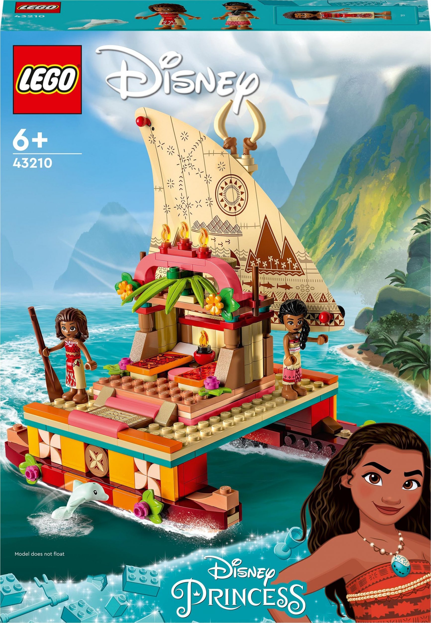 Catamaranul lui Moana LEGO Disney (43210)