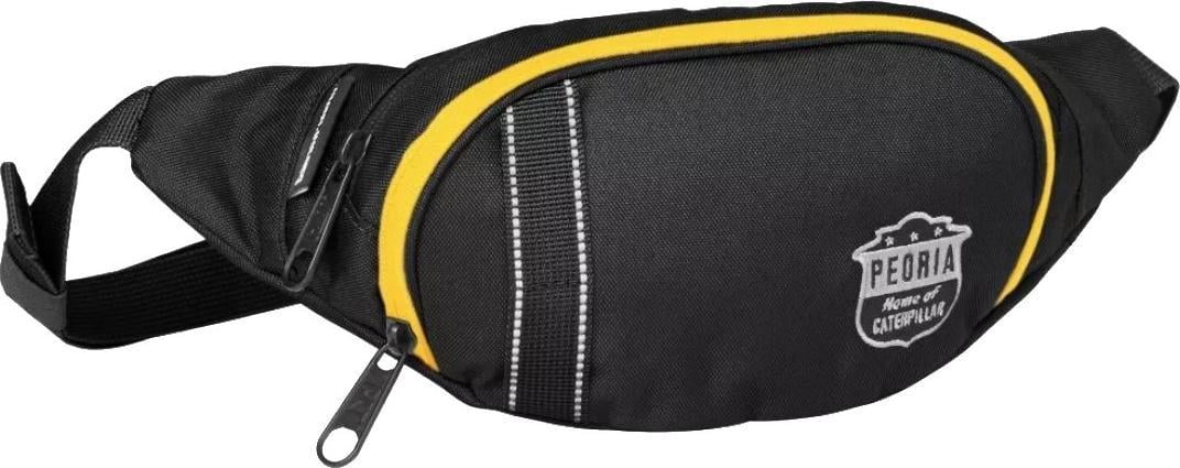 Borseta CATERPILLAR Mochilas Rpet Peoria, material 600D poliester - negru/galben