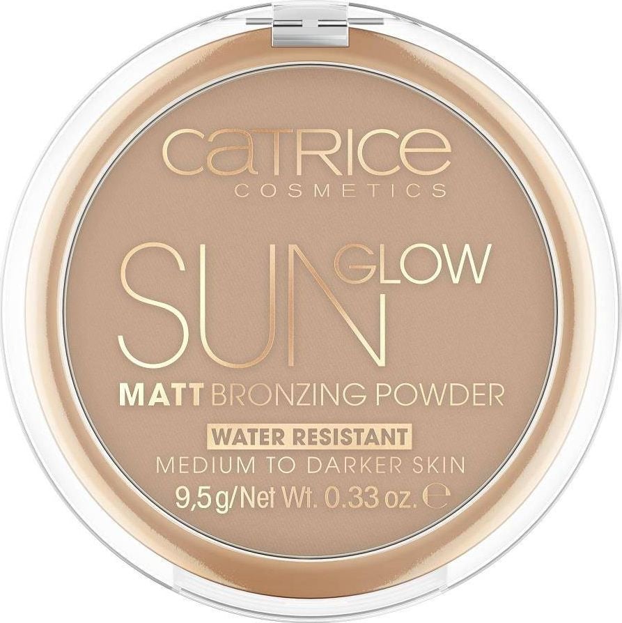 Catrice CATRICE_Sun Glow Matt Bronzing Powder Rezistent la apă Medium Skin Bronzing Pudder 035 Universal Bronze 9,5 g