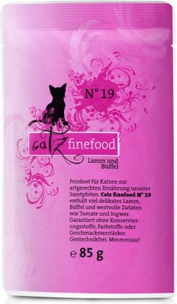 Catz Finefood N.19 Plic Miel & Bivol 85g