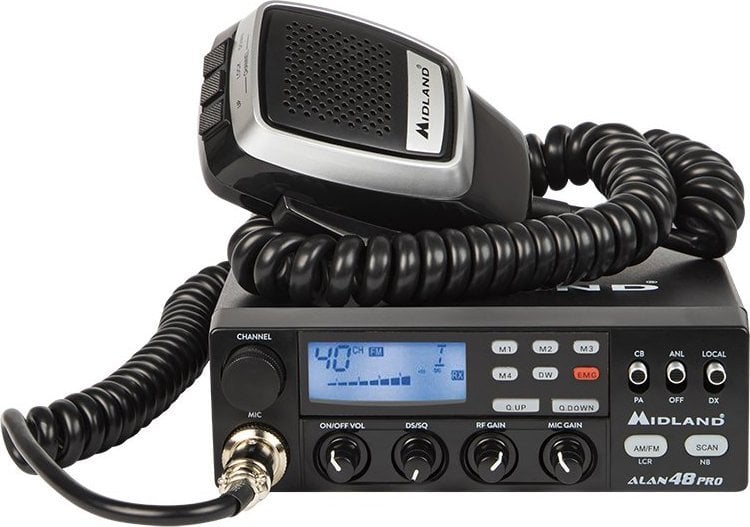 CB Radio Blow 24-148# Radio cb alan-48 pro am/fm/asq 12/24v