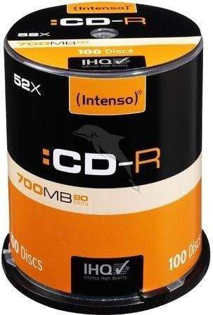 ​CD-R Intenso, 700MB, 100 buc