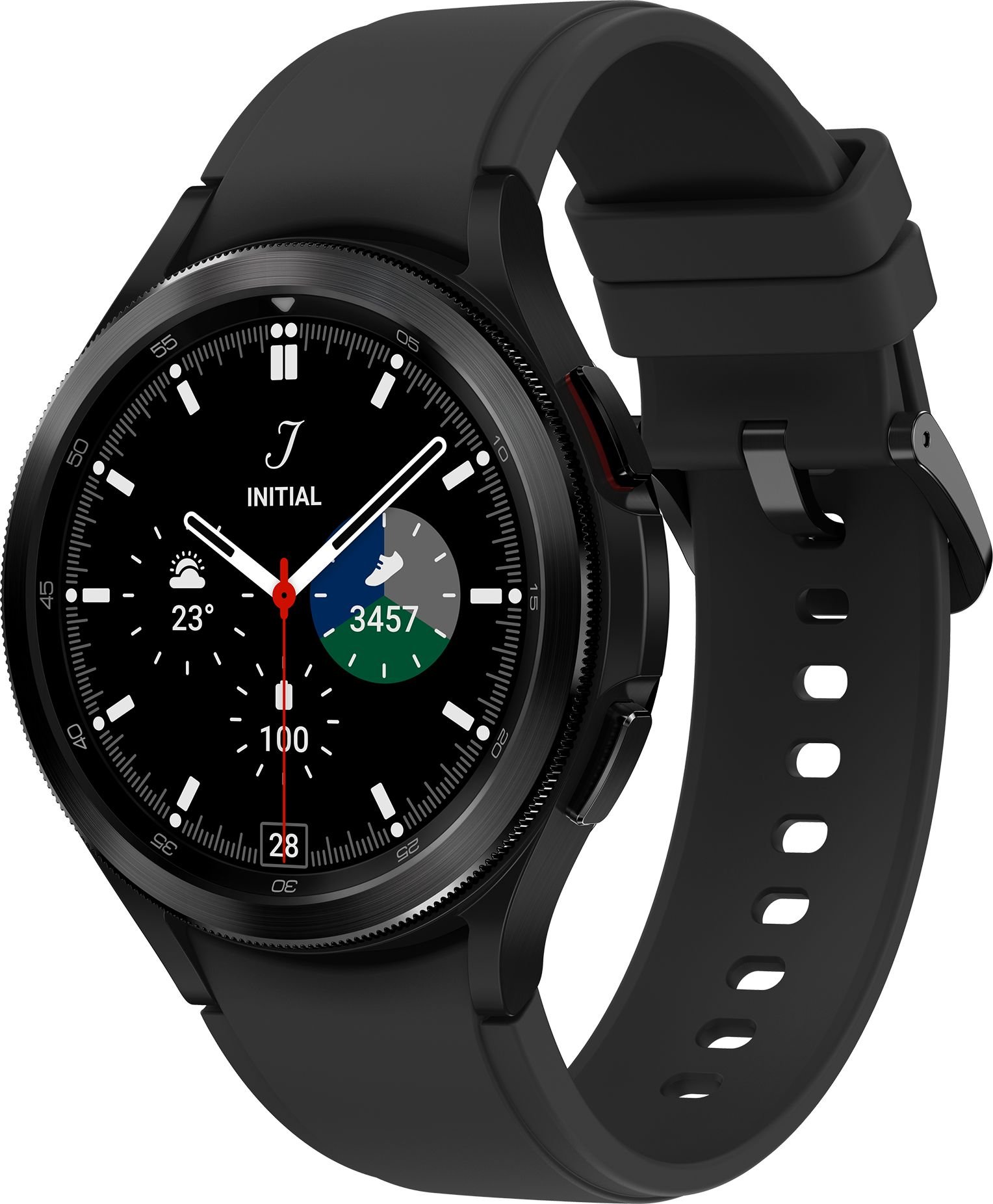 Smartwatch - Ceas inteligent Samsung Galaxy Watch 4 Classic din oțel inoxidabil 42 mm negru (SM-R880NZKAEUE)