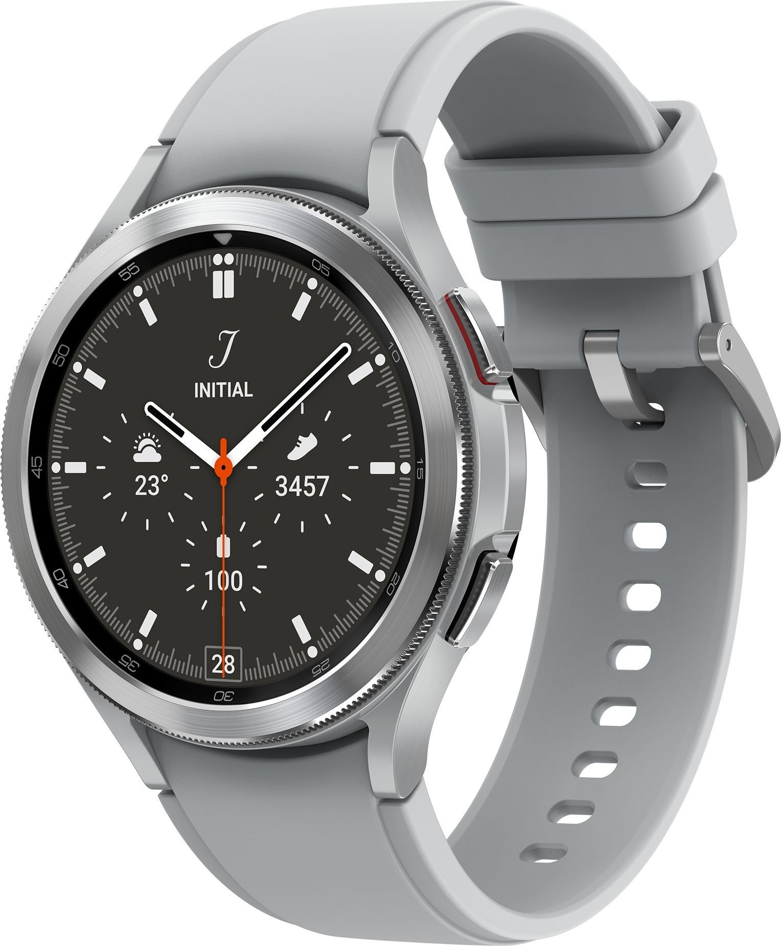 Smartwatch - Ceas inteligent Samsung Galaxy Watch 4 Classic din oțel inoxidabil 46 mm gri (SM-R890NZSAEUE)