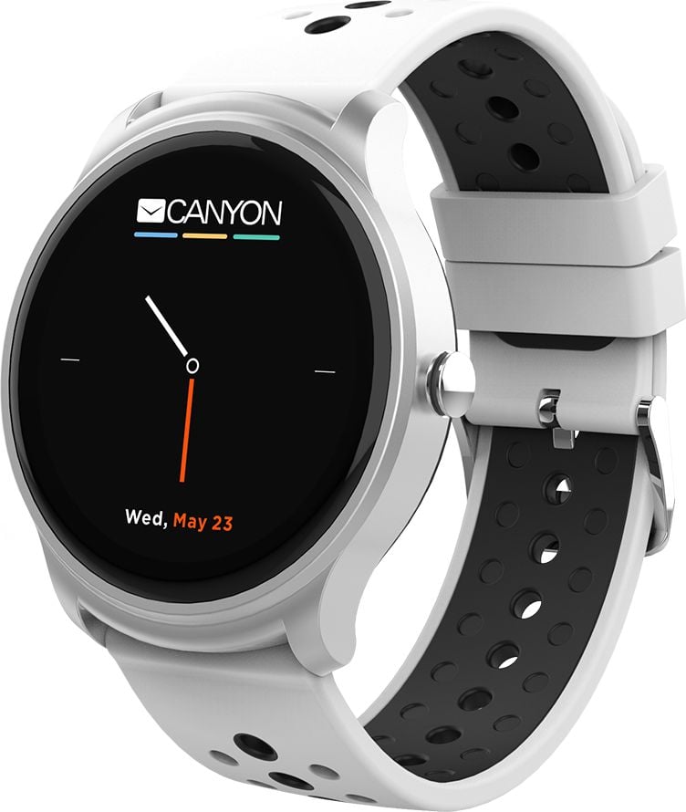 Smartwatch - Ceas smartwatch CANYON Oregano SW-81, White/Black