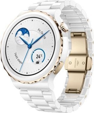 Smartwatch - Ceas smartwatch Huawei Watch GT 3 PRO, Ceramic Strap, White