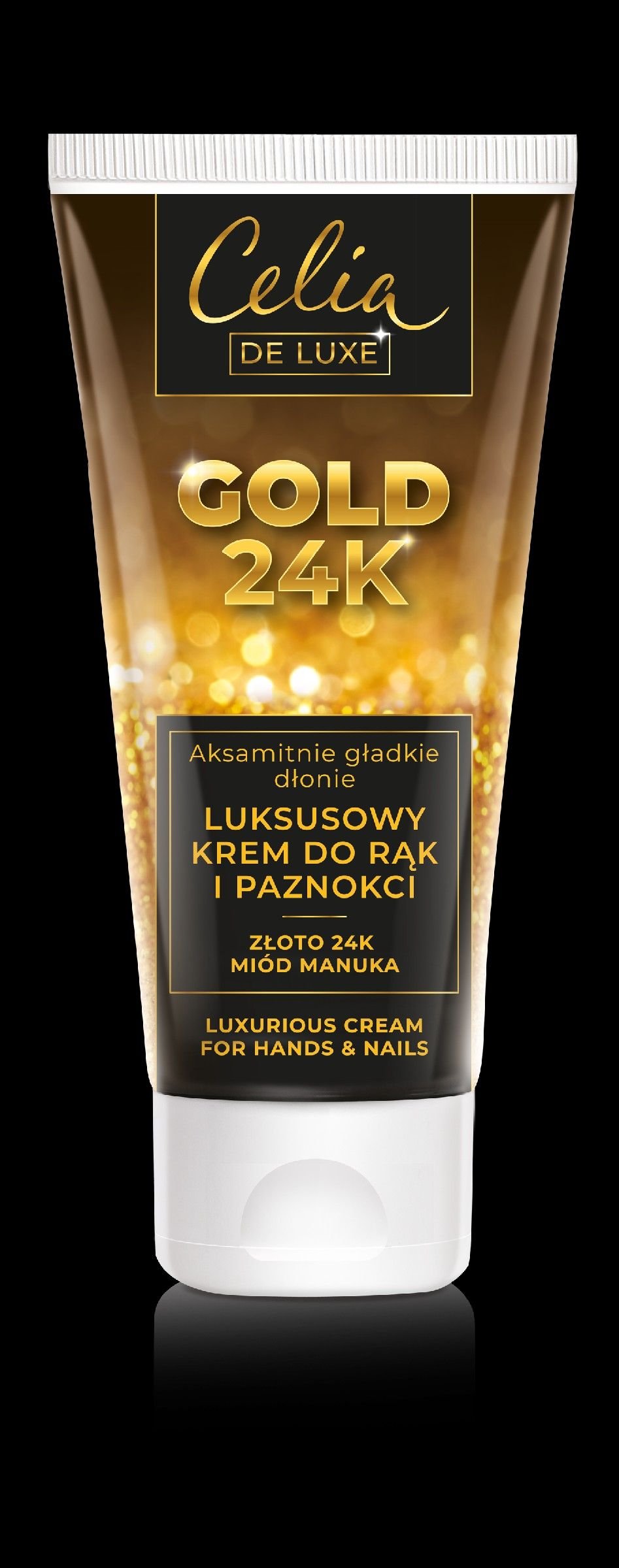 Cremă de lux Celia Gold 24K,pentru mâini și unghii ,80 ml,Hidratant