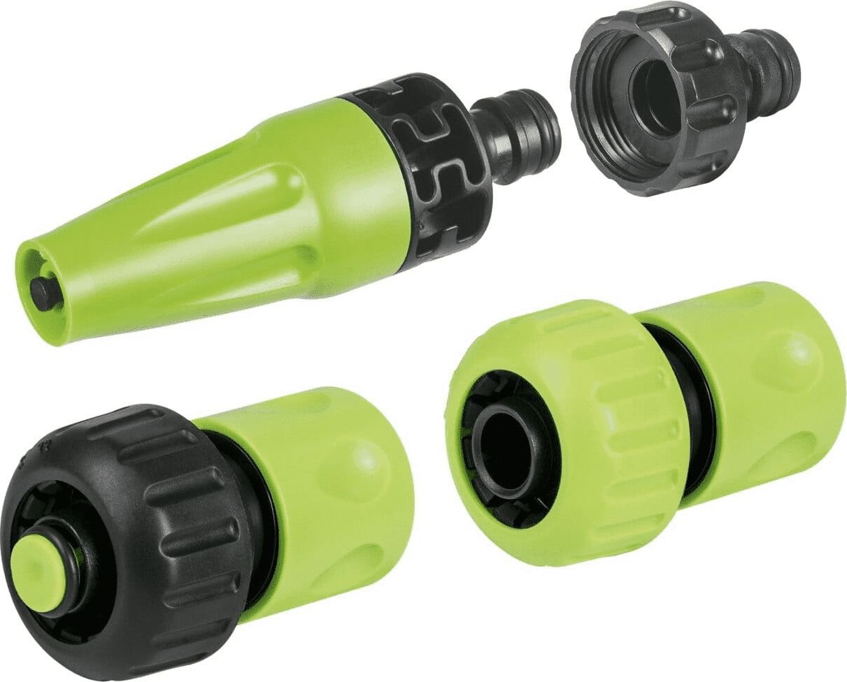 Set 4 buc adaptor de furtun Cellfast 3/4`, verde