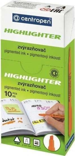 Centropene Highlighter Roșu (10 buc)