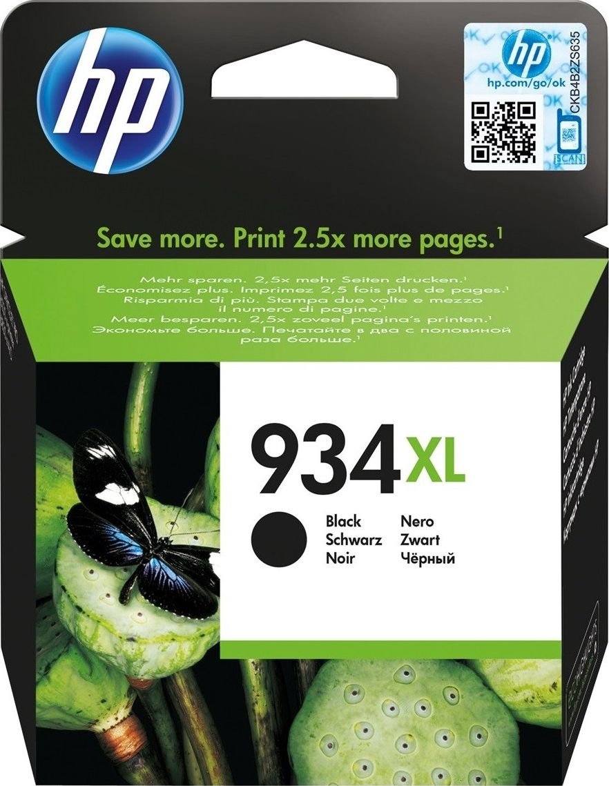 Cerneală HP Cerneală HP Nr. 934XL C2P23AE Negru 25,5 ml 1000 str.