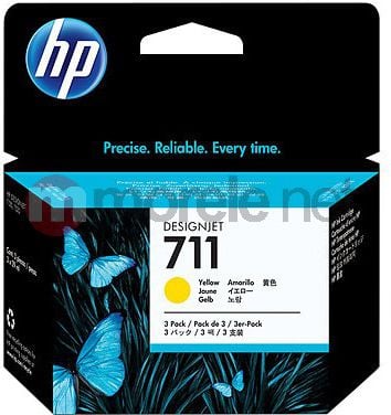 Cerneală HP CZ136A nr. 711 (3 x galben)