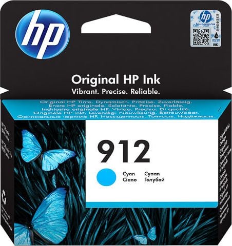 Cerneală HP Ink 912 Cyan (3YL77AE)