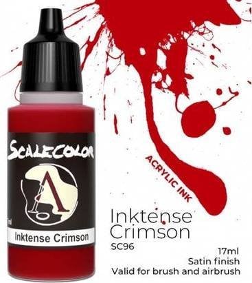 Cerneala acrilica, Scale75, Inktense Crimson, 17ml