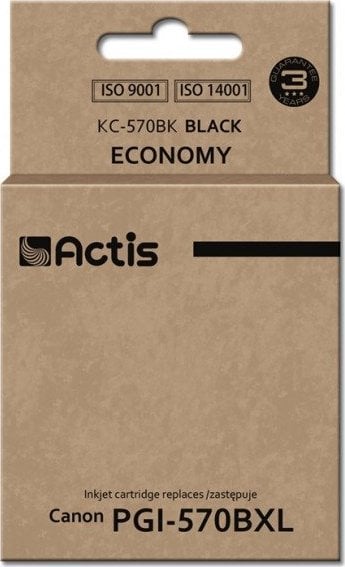 Cerneală Actis Cerneală ACTIS KC-570BK (de schimb Canon PGI-570BK Standard 22 ml negru)