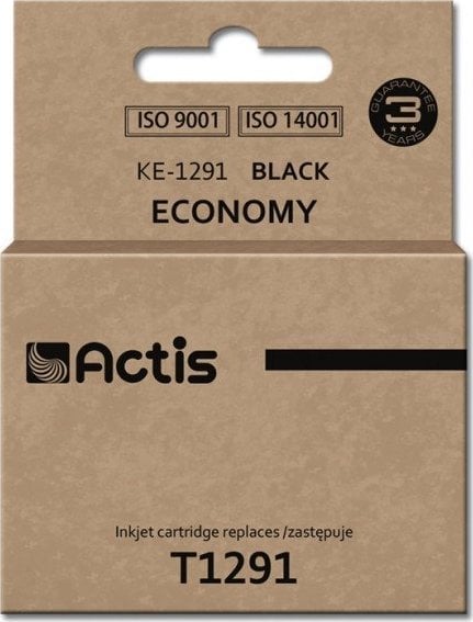 Cerneală Actis Cerneală ACTIS KE-1291 (înlocuire Epson T1291 Standard 18 ml negru)