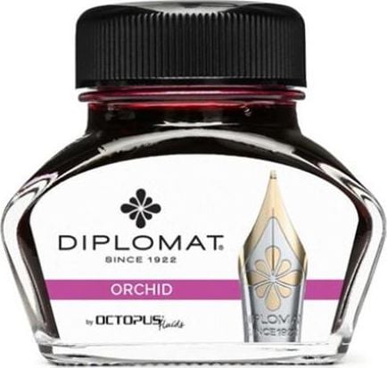 Mine, rezerve si cerneala - Cerneală Diplomat Diplo Octopus 30 ml sticla roz