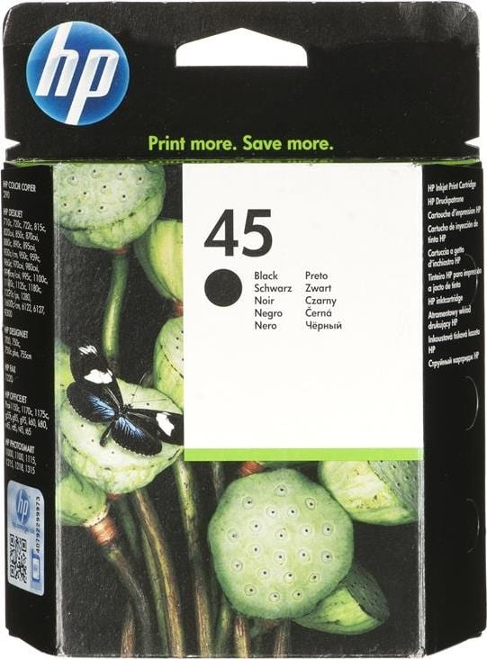 Cerneală HP Cerneală HP 51645AE (originală HP45 HP 45; 42 ml; negru)