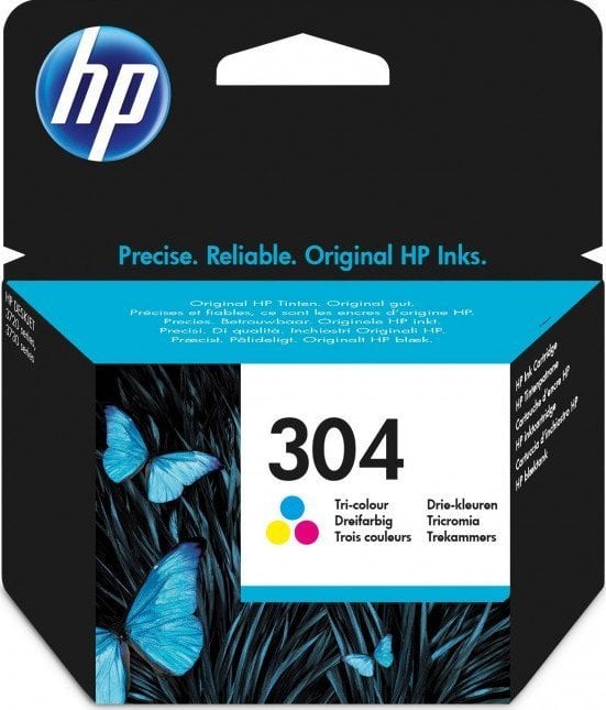 Cerneală HP Cerneală HP color HP 304, HP304 N9K05AE, 100 de pagini